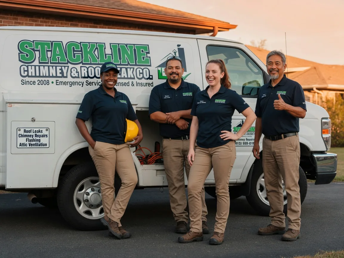 Chimney flashing repair company in Acton, ME